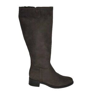 New! LA CANADIENNE Size 6.5 Love Waterproof Knee High Riding Boot Brown DD522